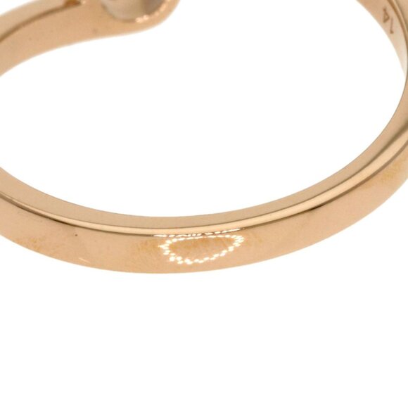 GUCCI 18k Rose Gold Diamond Ring - Picture 9 of 10